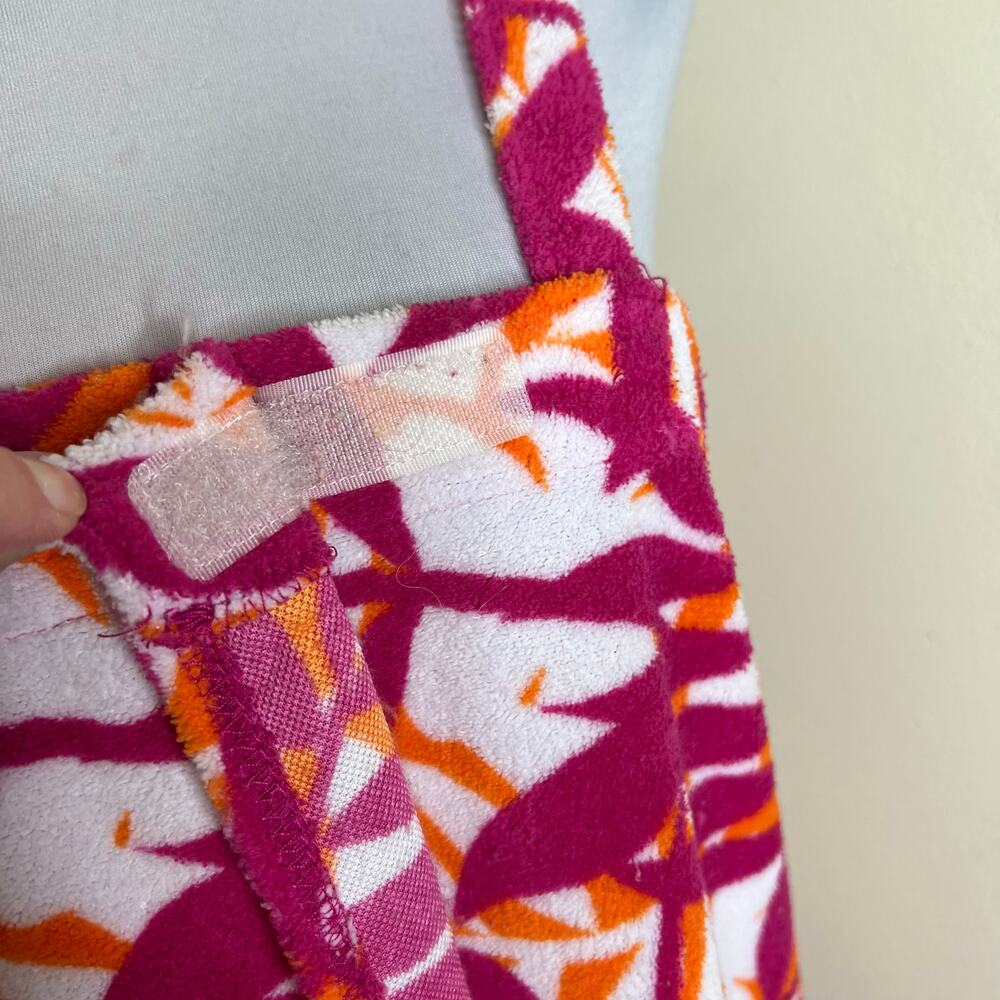 Secret Treasures Towel Wrap SM Pool Beach Vacation Plush Terry Tropical Cover Up - Picture 8 of 9